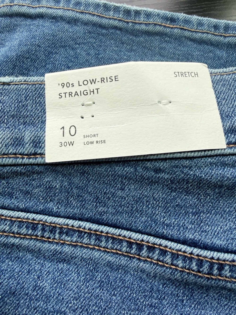 American Eagle Outfitters '90s Low-Rise Straight Jeans - Medium Blue